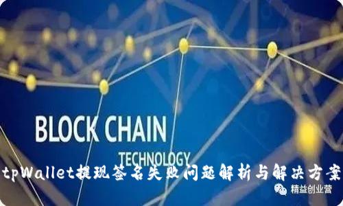 tpWallet提现签名失败问题解析与解决方案