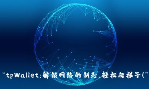 “tpWallet：解锁网络的钥匙，轻松爬梯子！”